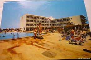 Postkarten: POSTAL SANTANYI-CALA FIGUERA HOTEL CALA FIGUERA ESCRITA